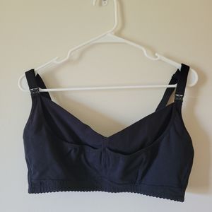 3/$20 Black Cotton Nursing & Pumping Bra